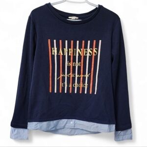 Springfield fleece dressy sweatshirt sweater